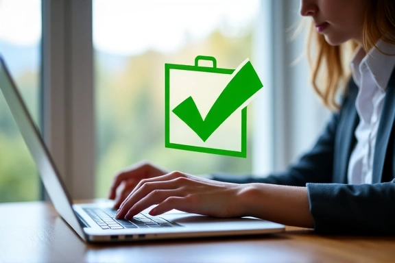 Imagine ce ilustrează o persoană care verifică email-ul pe un laptop, simbolizând comunicarea și suportul rapid