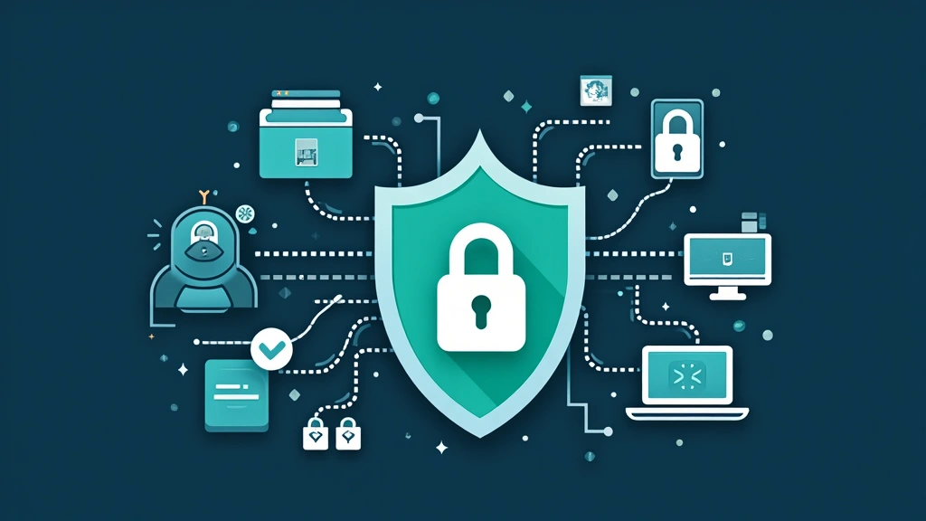 Ilustrație a securității datelor și confidențialității online